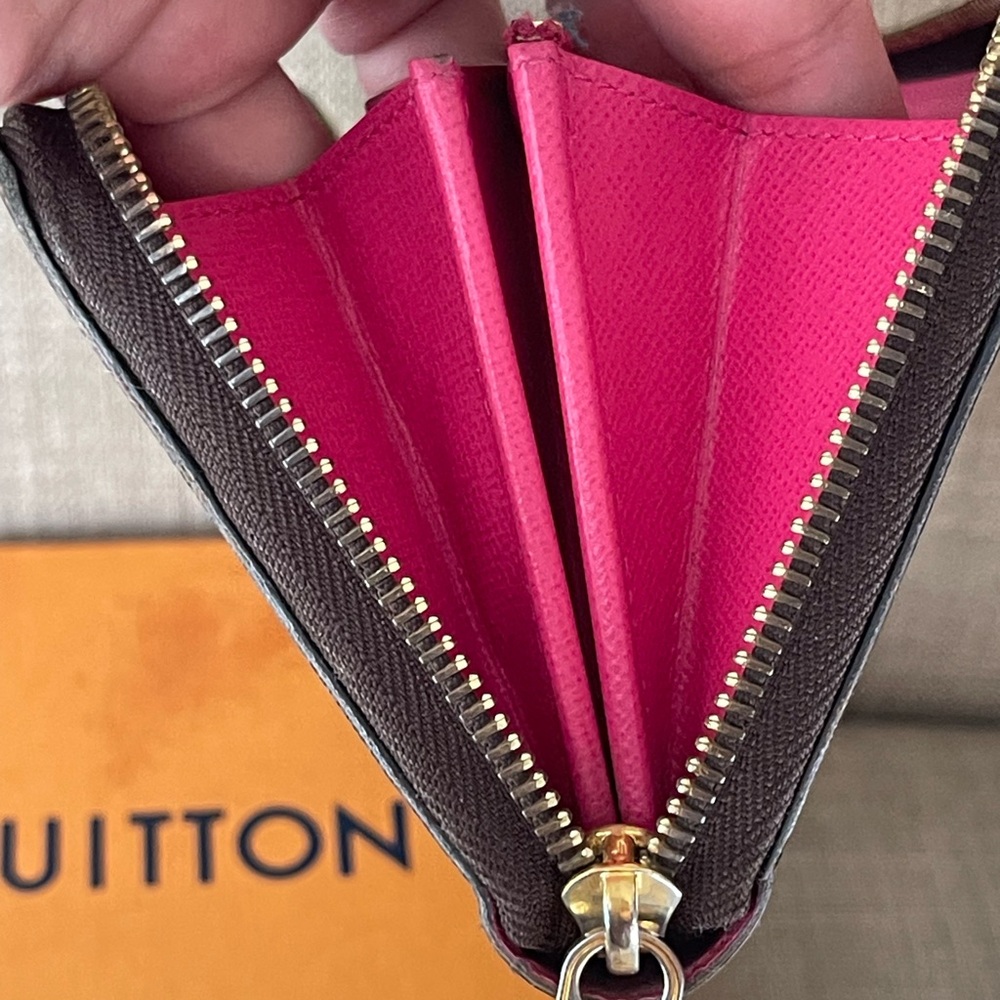 Authentic LOUIS VUITTON Monogram Printed Zippy Zip Around Long Wallet CA3178 - Picture 10 of 16